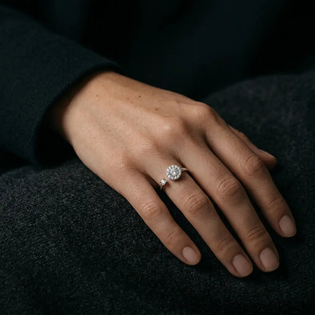 Éclat Silver Anxiety Ring
