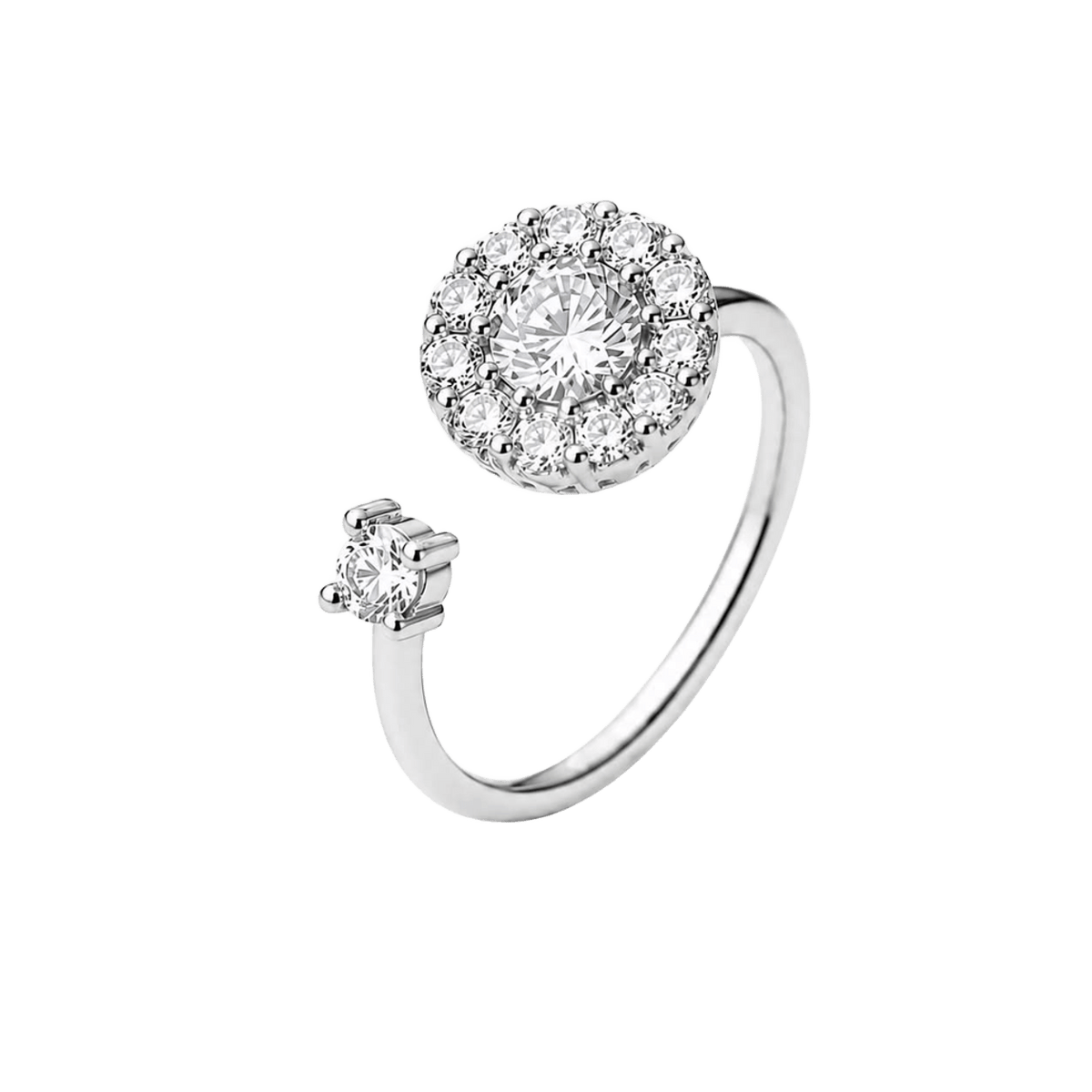 Éclat Silver Anxiety Ring